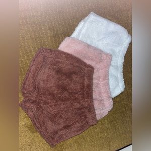 ‼️SALE‼️ Fuzzy shorts !BUNDLE!